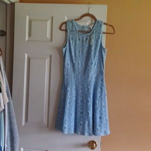 Periwinkle, light blue dress from Charming Charlie's.